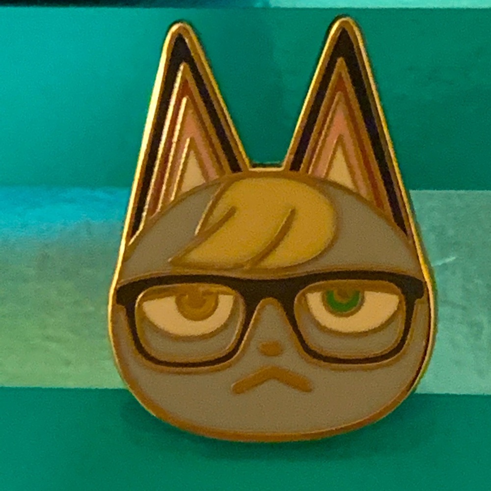 Animal crossing Raymond Enamel pin